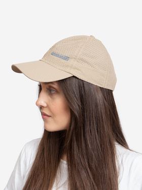 Damska czapka z daszkiem beżowa